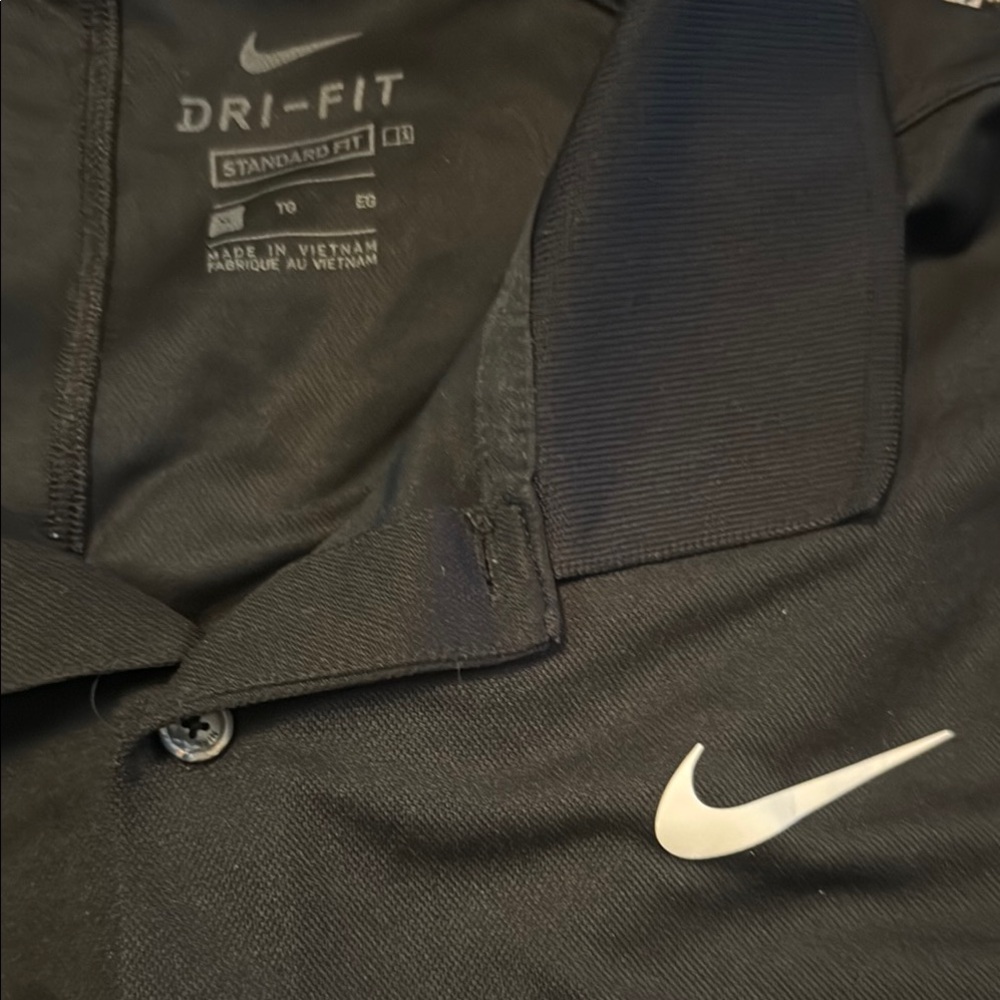 Nike Black Dri-FIT Polo Shirt